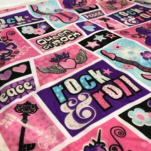 Pillowcase Rock & Roll Queen Of Rock Zipit Bedding 100% Polyester